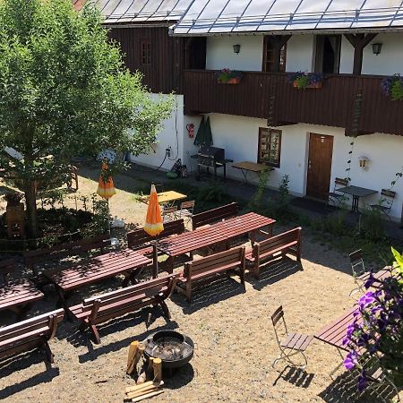 Pension Untere Rauner Muehle Bad Brambach Exterior foto