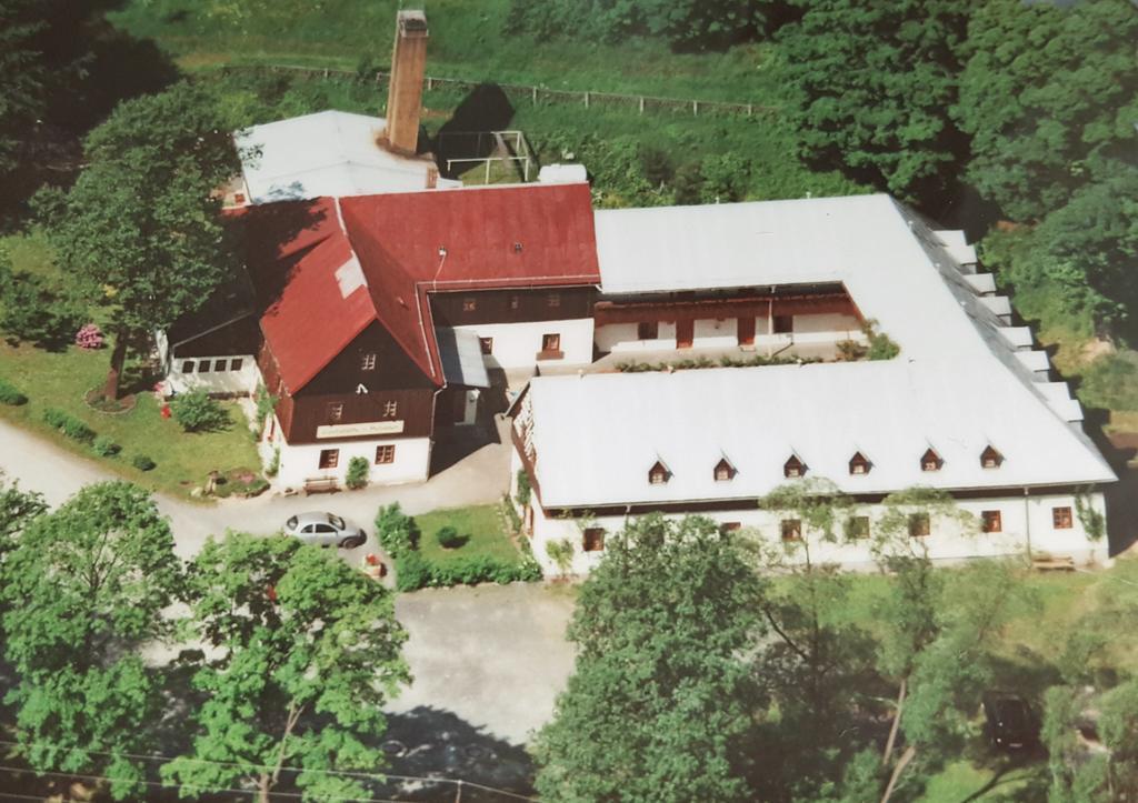 Pension Untere Rauner Muehle Bad Brambach Exterior foto